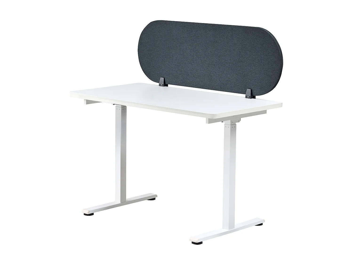 Séparateur de bureau 120 x 40 cm gris foncé SPARKY