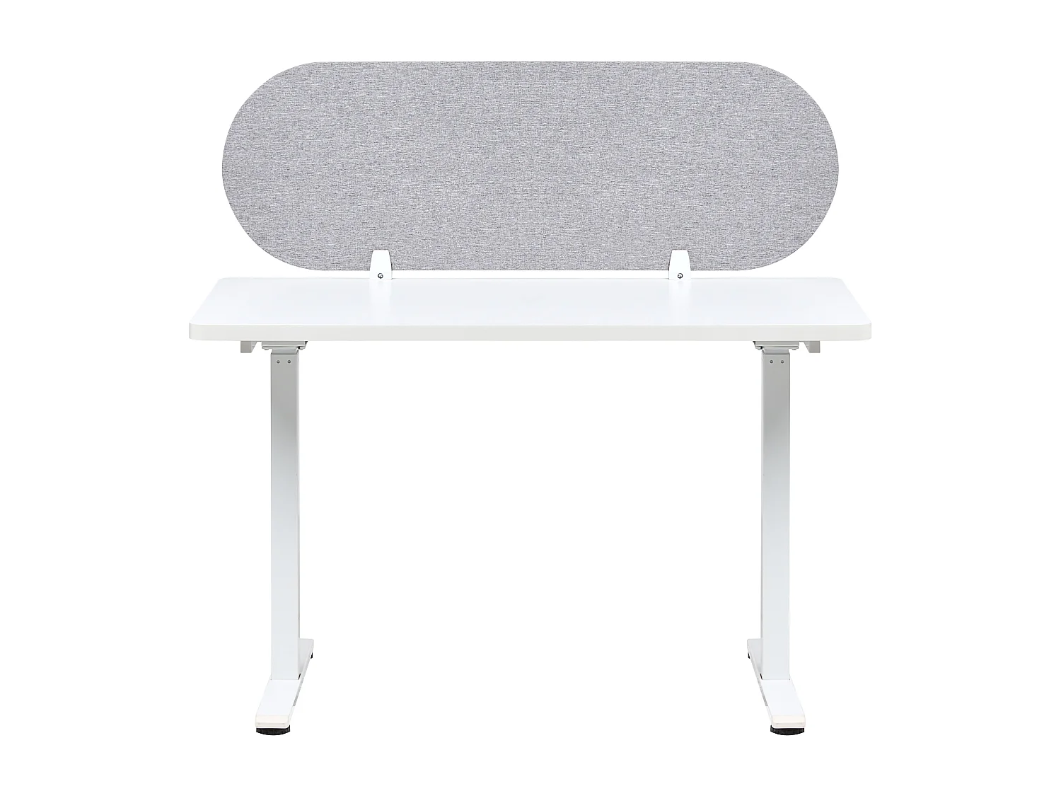 Séparateur de bureau 120 x 40 cm gris clair SPARKY