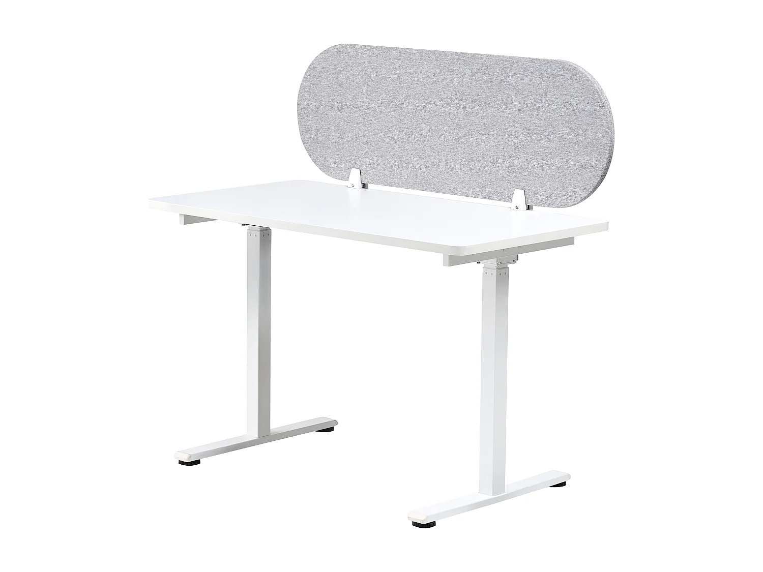 Séparateur de bureau 120 x 40 cm gris clair SPARKY