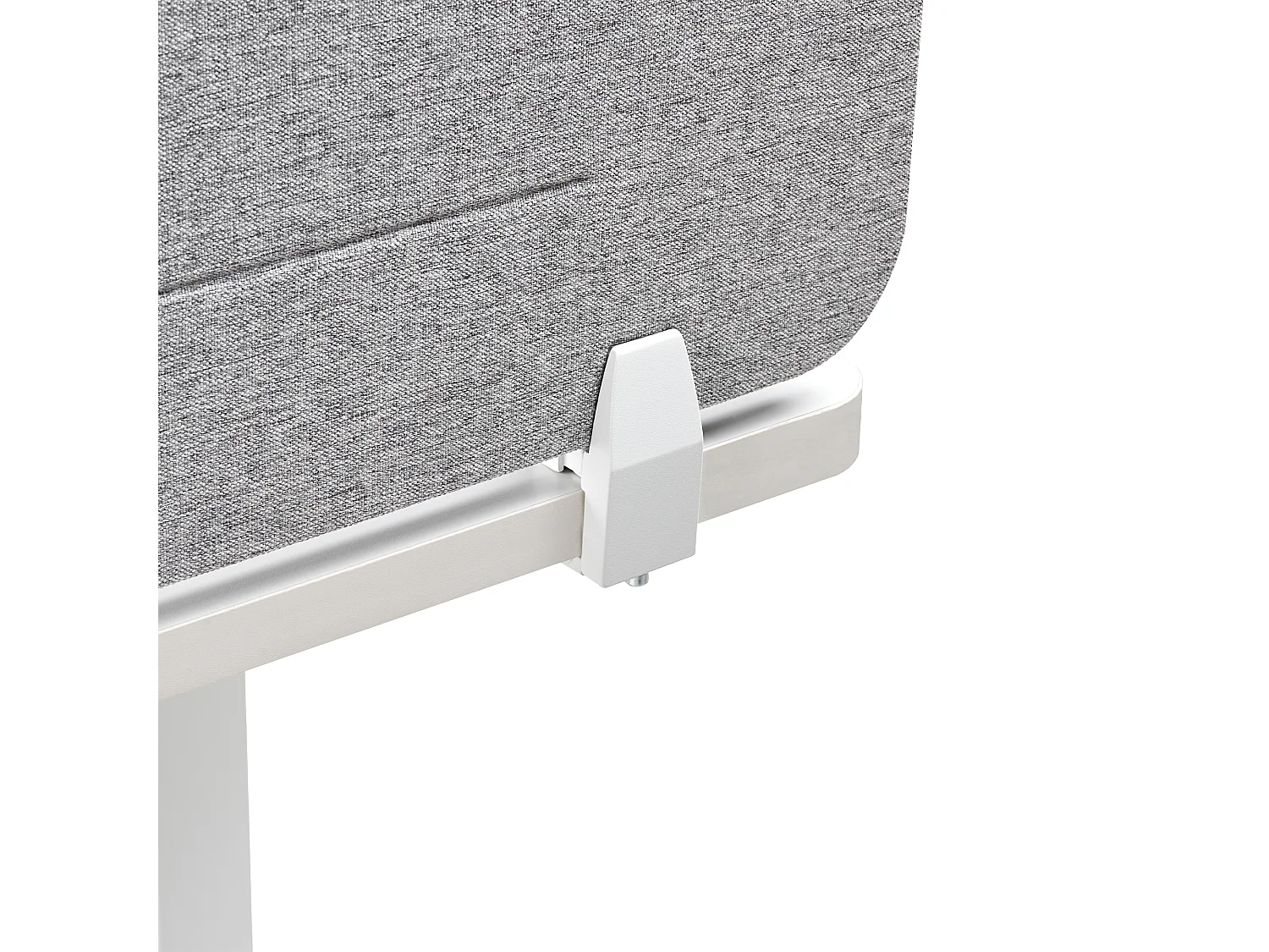 Cloison amovible de bureau ZIGGY Gris clair