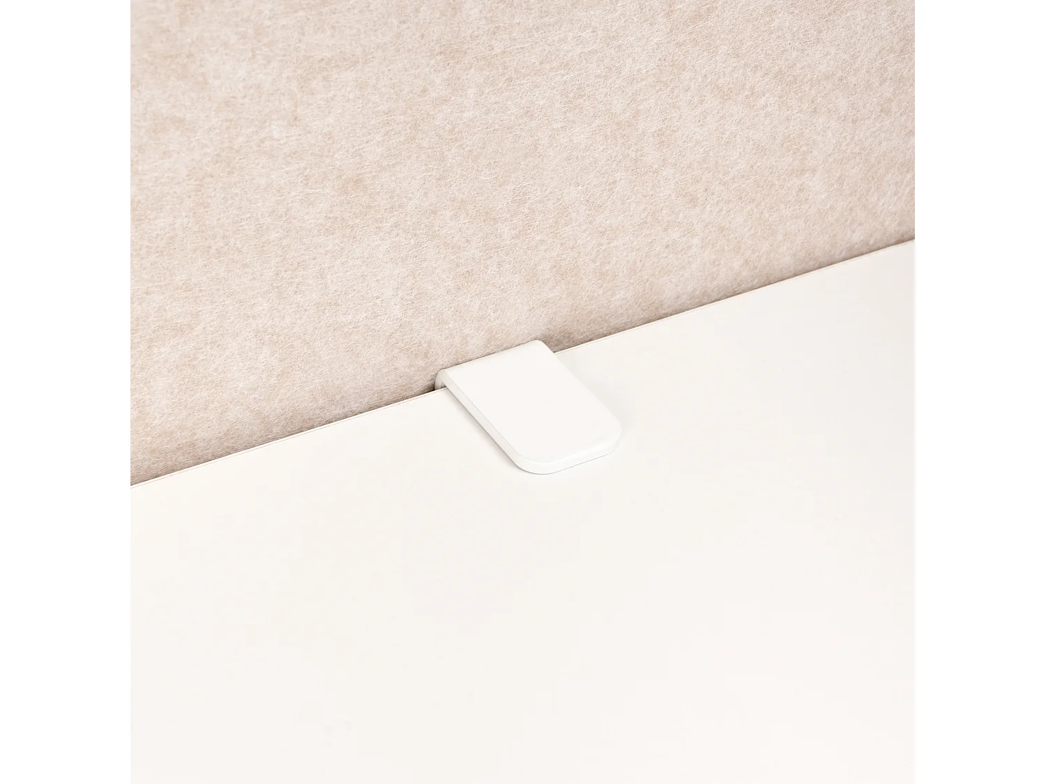 Séparateur de bureau 120 x 60 cm beige SOLOA