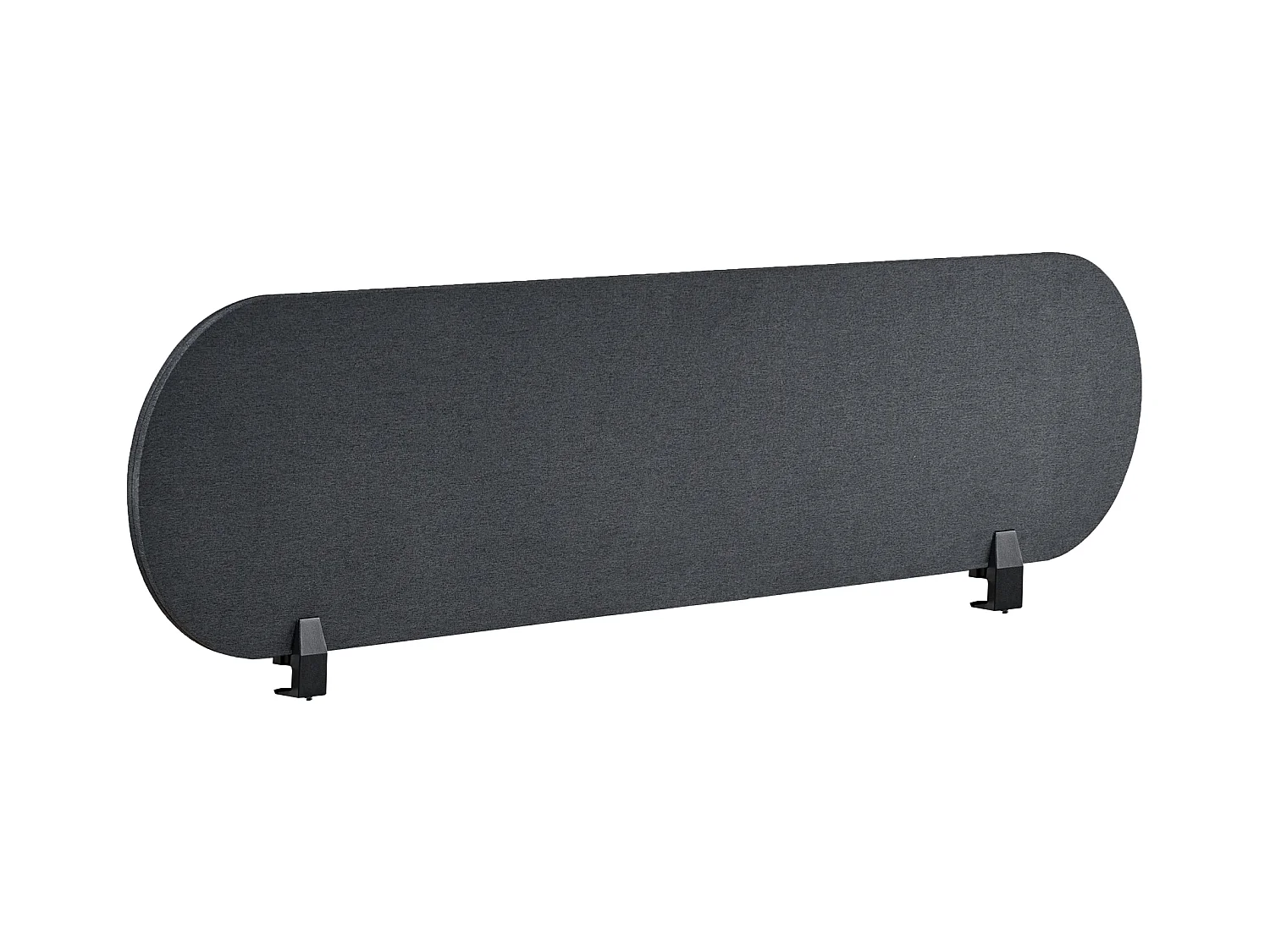 Séparateur de bureau 160 x 40 cm gris foncé SPARKY