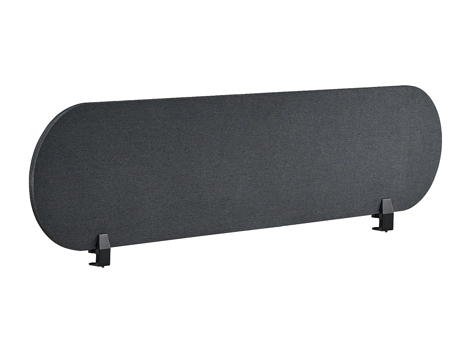 Séparateur de bureau 160 x 40 cm gris foncé SPARKY