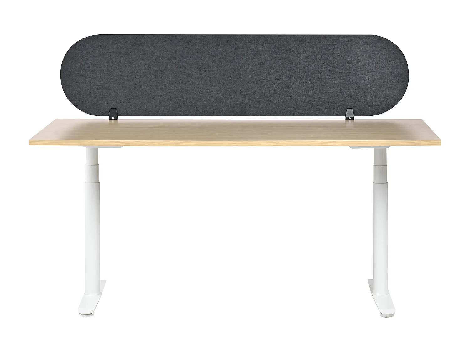 Séparateur de bureau 160 x 40 cm gris foncé SPARKY