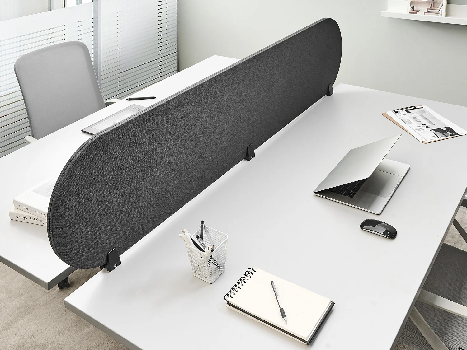 Cloison amovible de bureau SPARKY Gris foncé