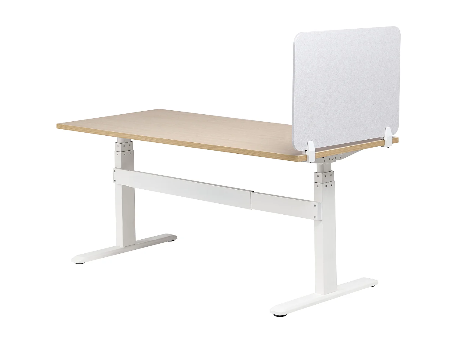 Séparateur de bureau 72 x 50 cm blanc cassé SPLIT