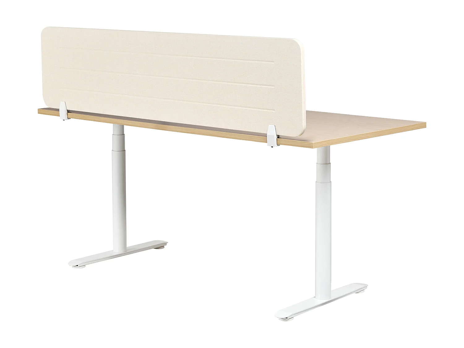 Cloison amovible de bureau ZIGGY Beige clair