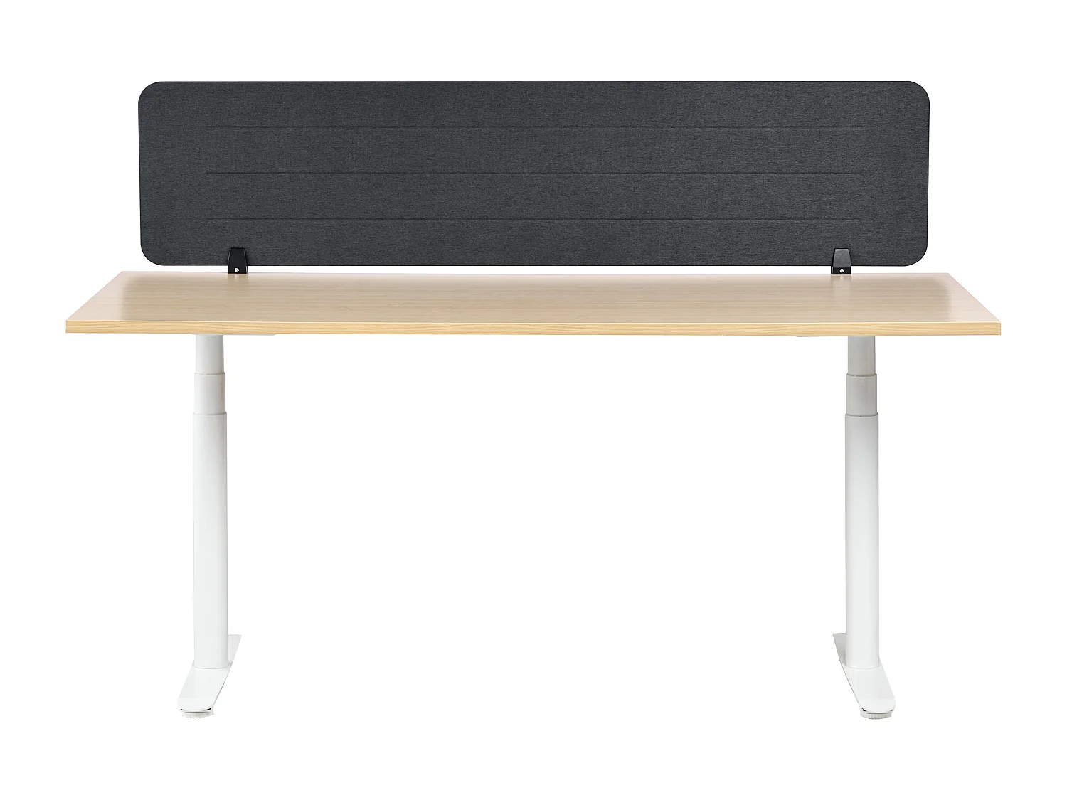 Cloison amovible de bureau ZIGGY Gris foncé