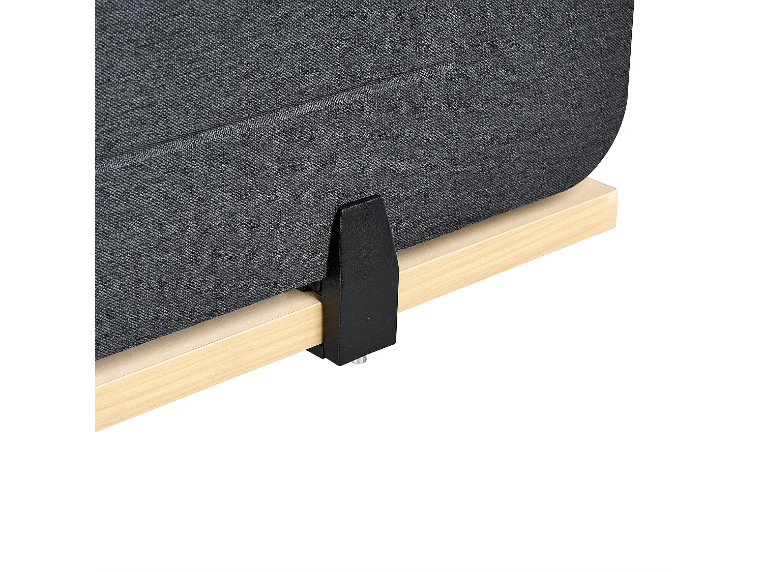 Cloison amovible de bureau ZIGGY Gris foncé