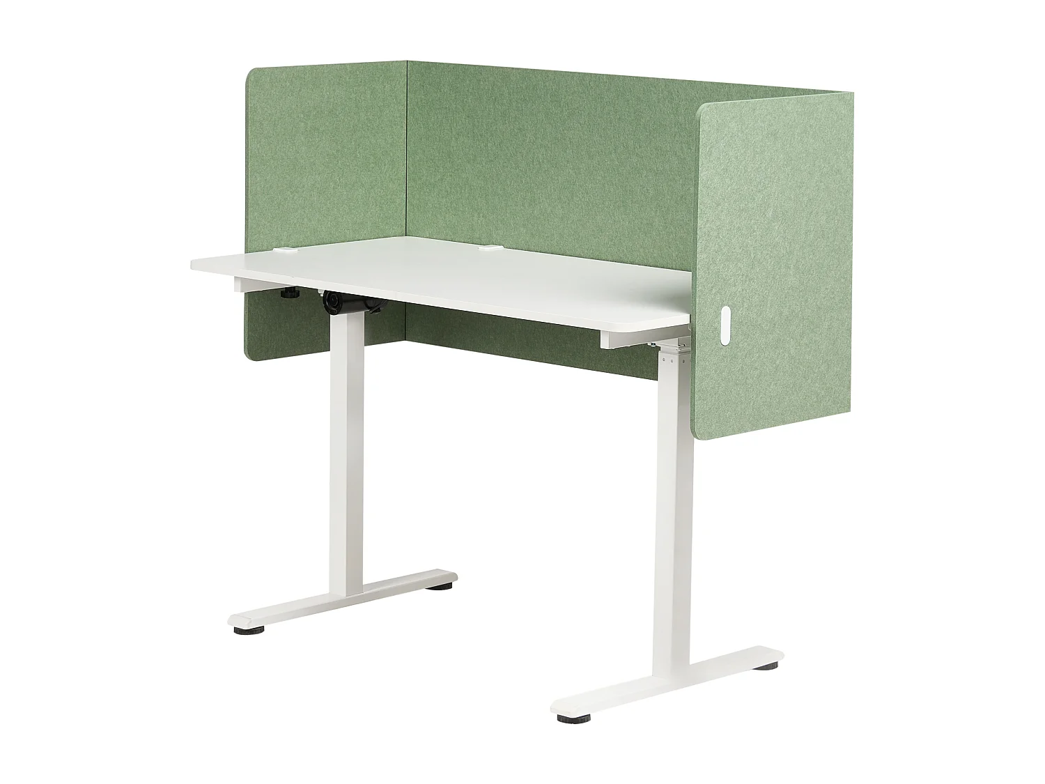 Séparateur de bureau 120 x 60 cm vert SOLOA