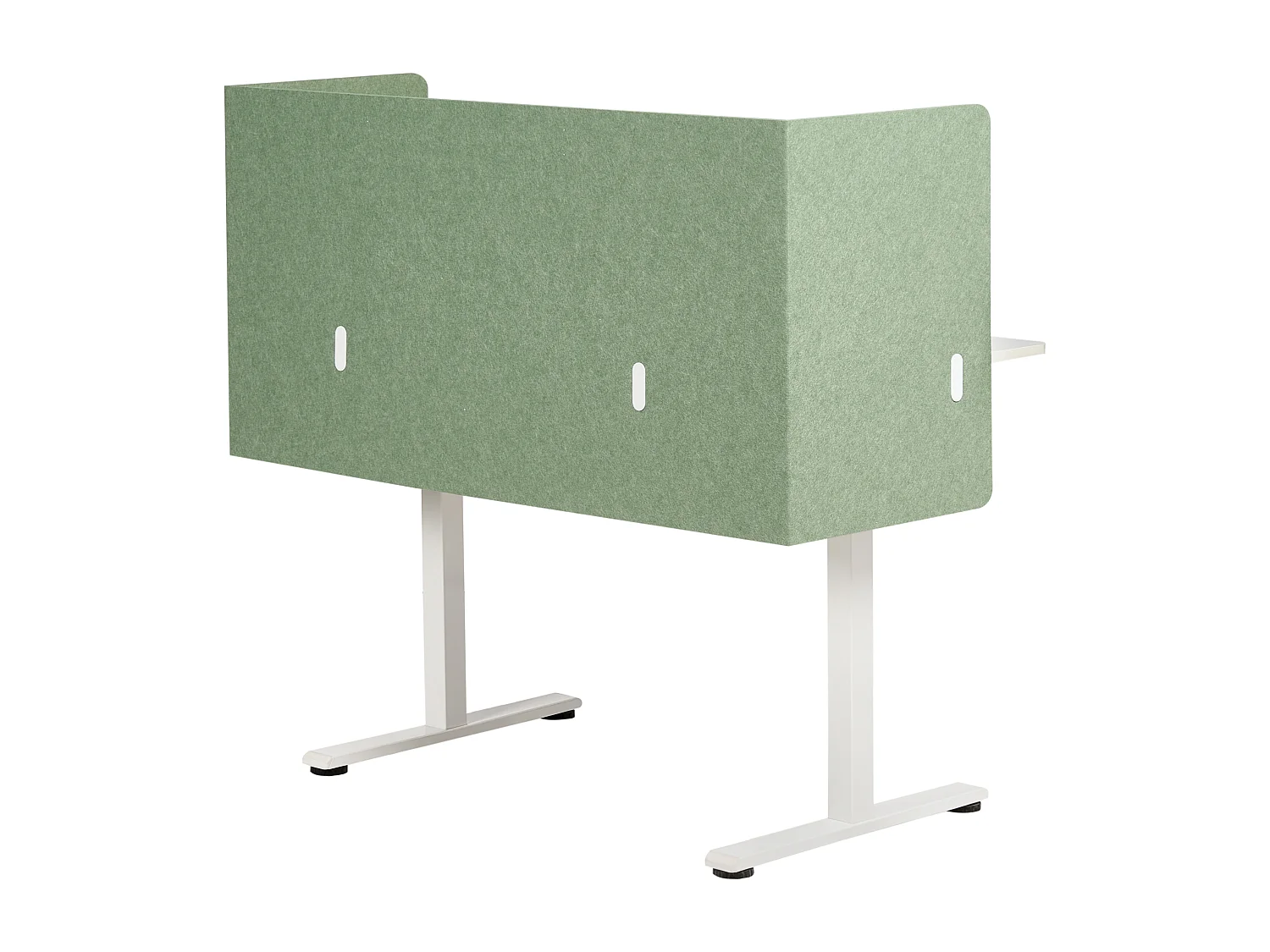 Séparateur de bureau 120 x 60 cm vert SOLOA