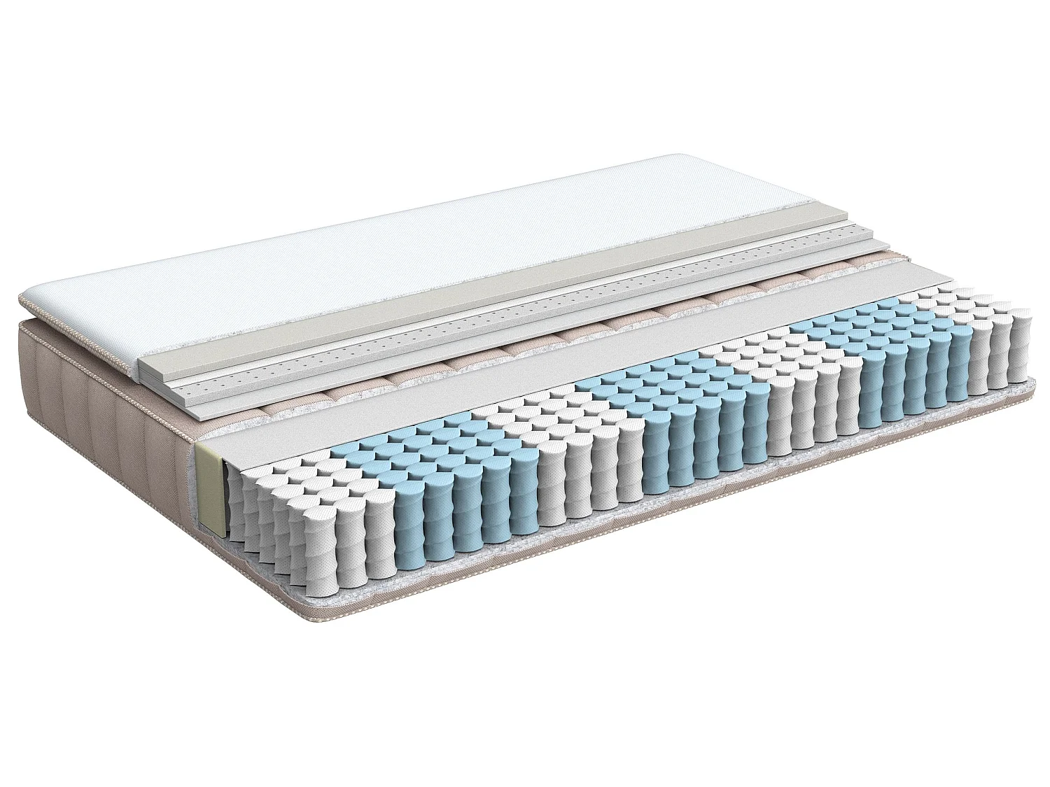 Matelas à ressorts ensachés en latex DAYDREAM H2/3 Moyen 120 x 200 cm