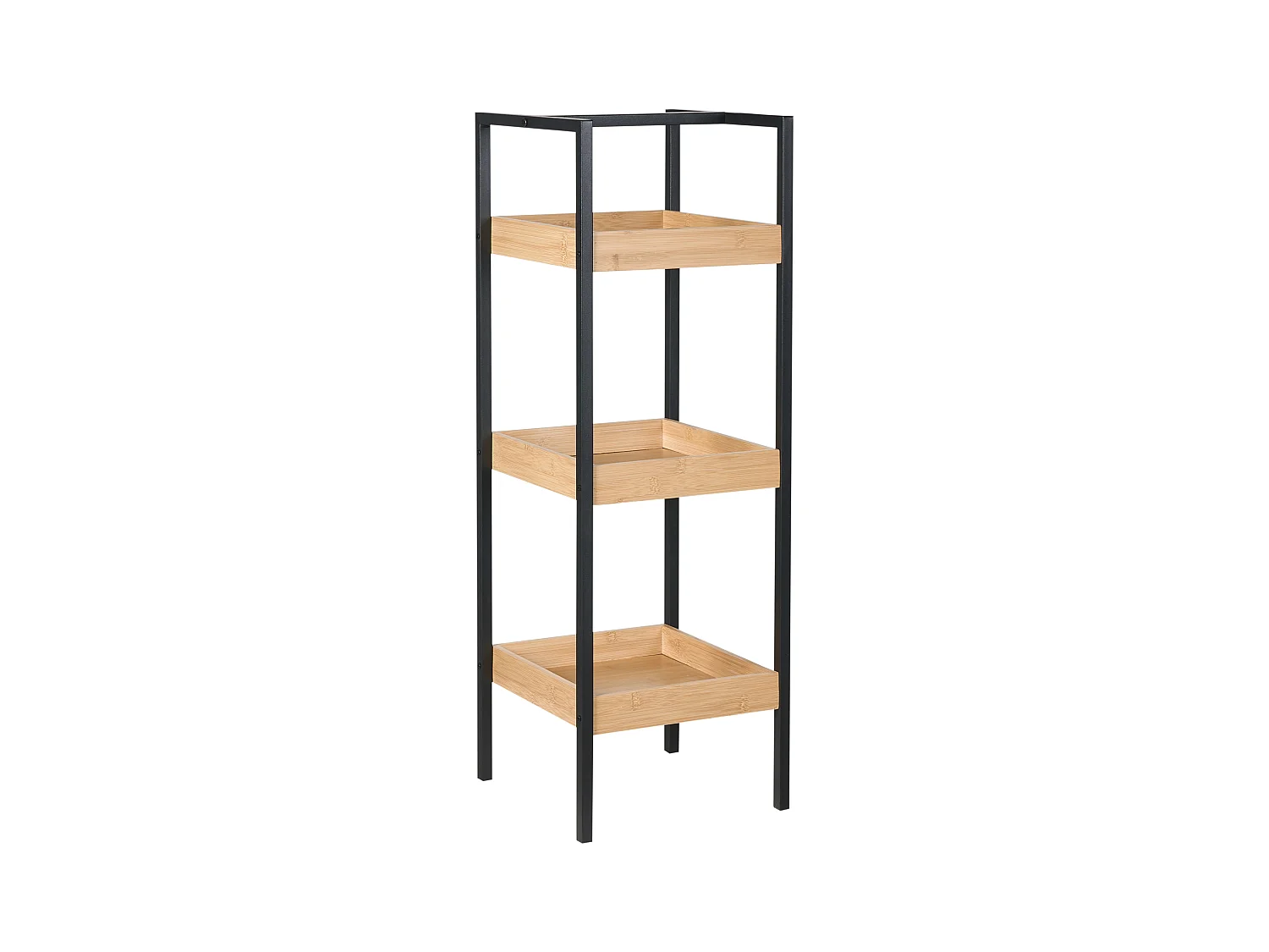Étagère à 3 niveaux TAJZARA Bambou Marron clair