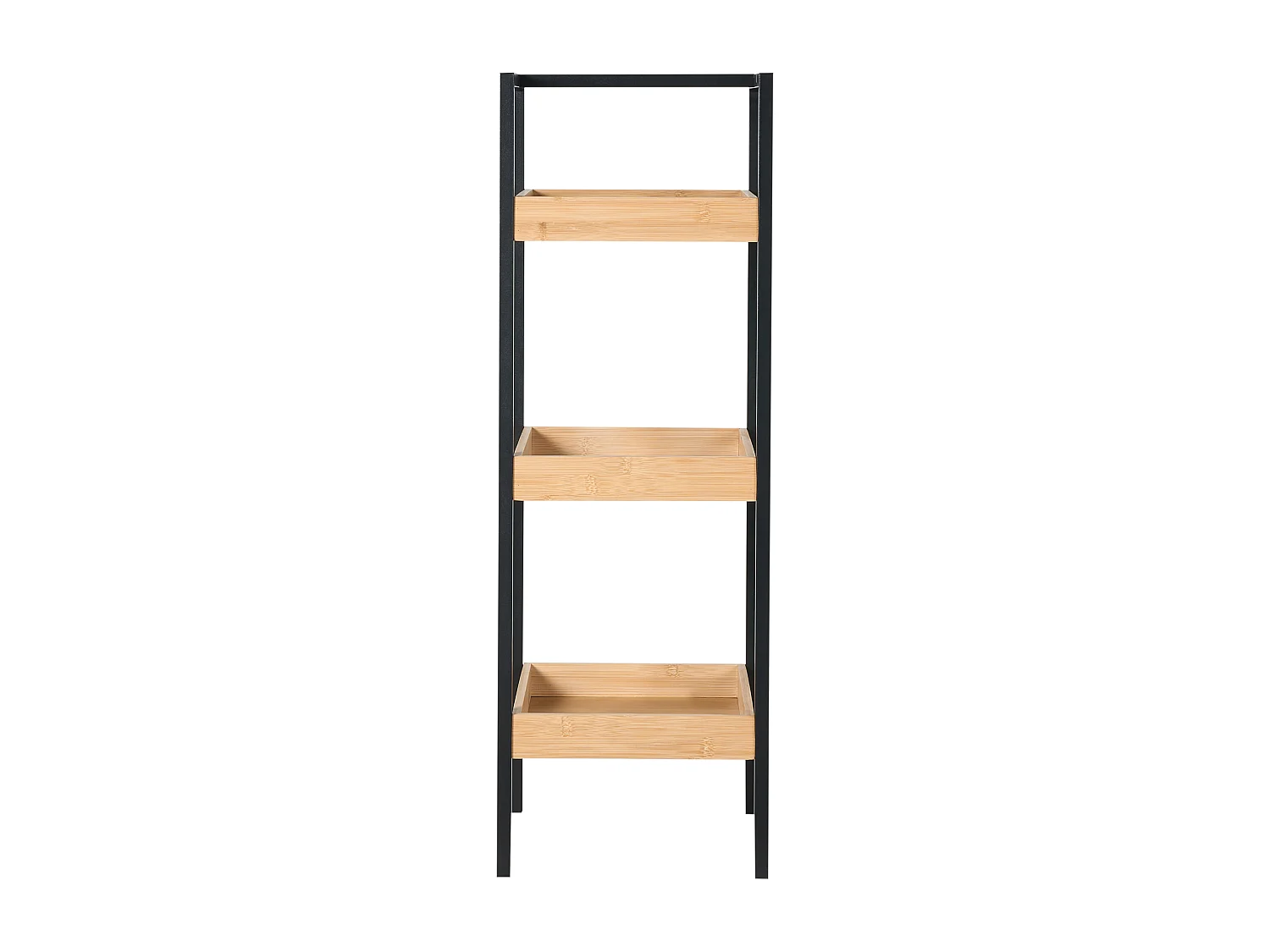 Étagère à 3 niveaux TAJZARA Bambou Marron clair