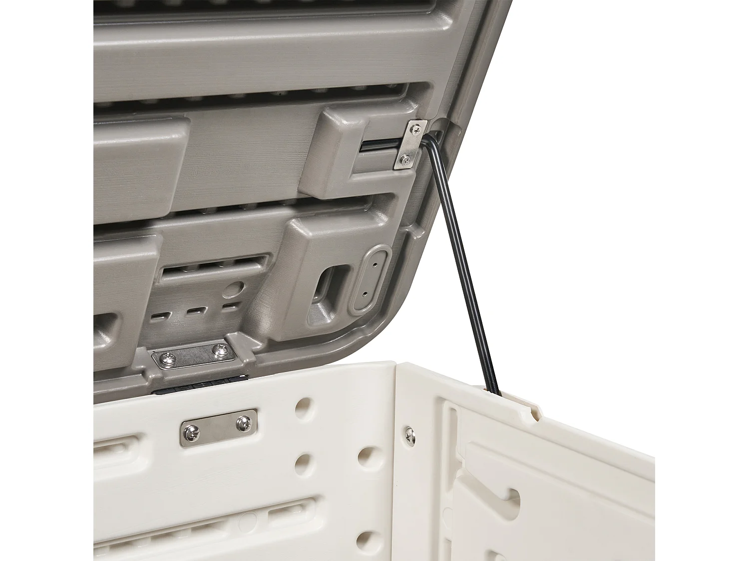 Coffre de rangement MILIES 116 cm 60 cm Blanc