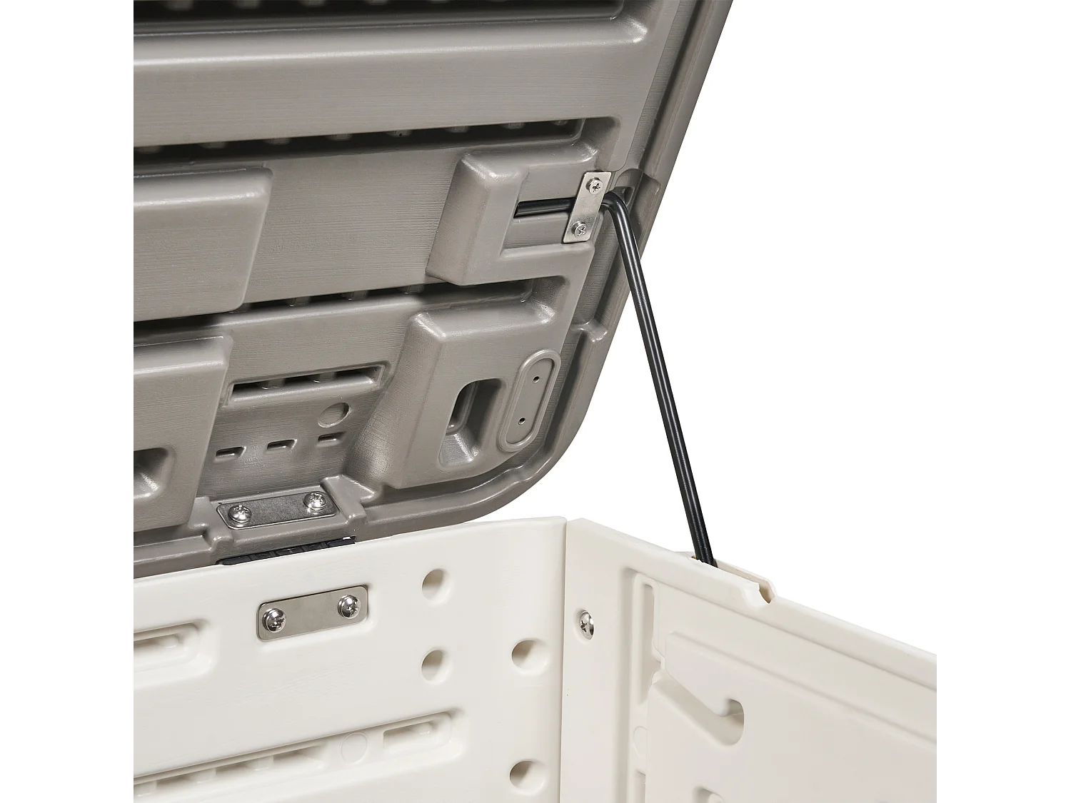 Coffre de rangement MILIES 116 cm 60 cm Blanc