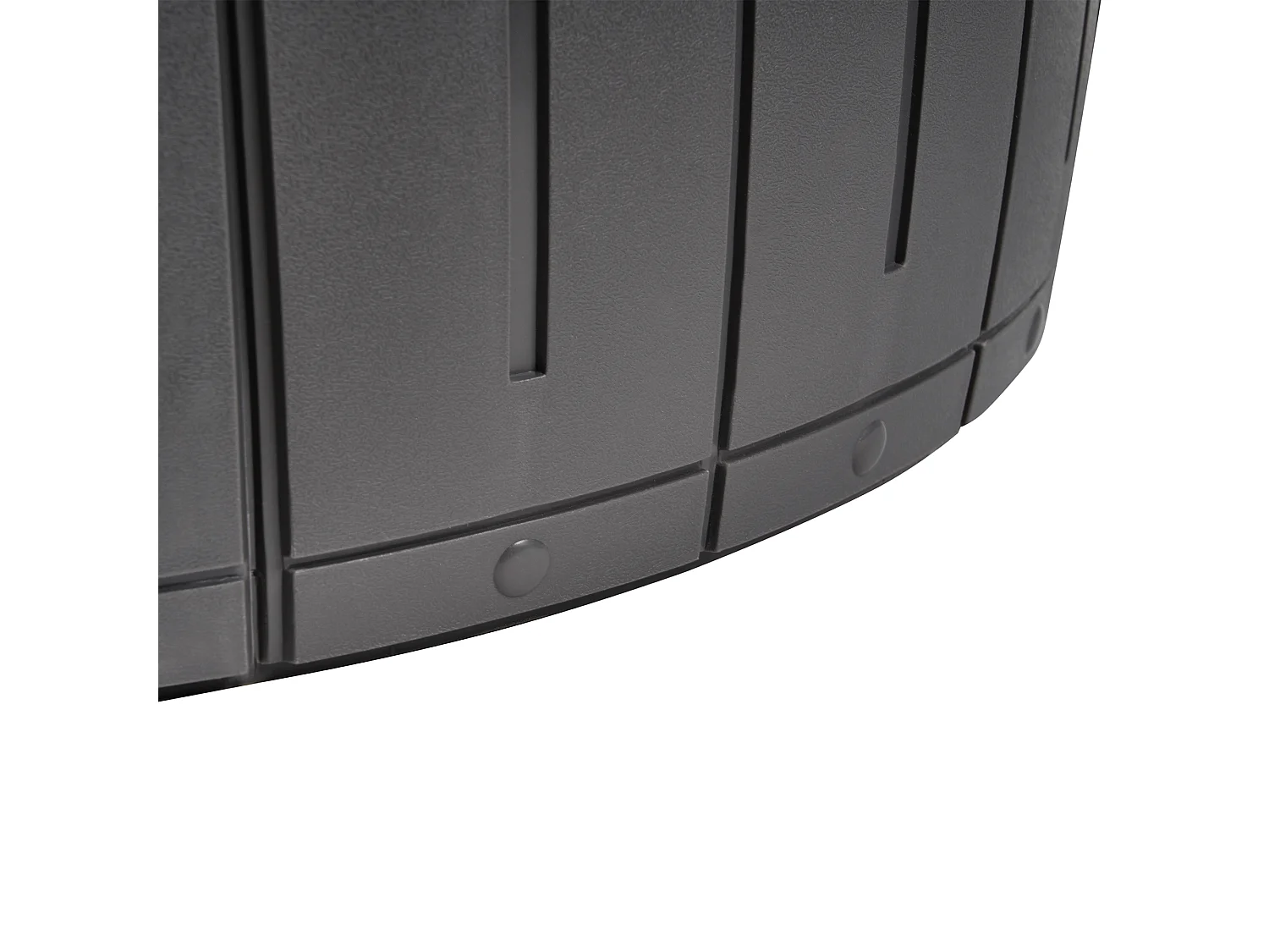 Coffre de rangement PRINOS 56 cm 56 cm Gris