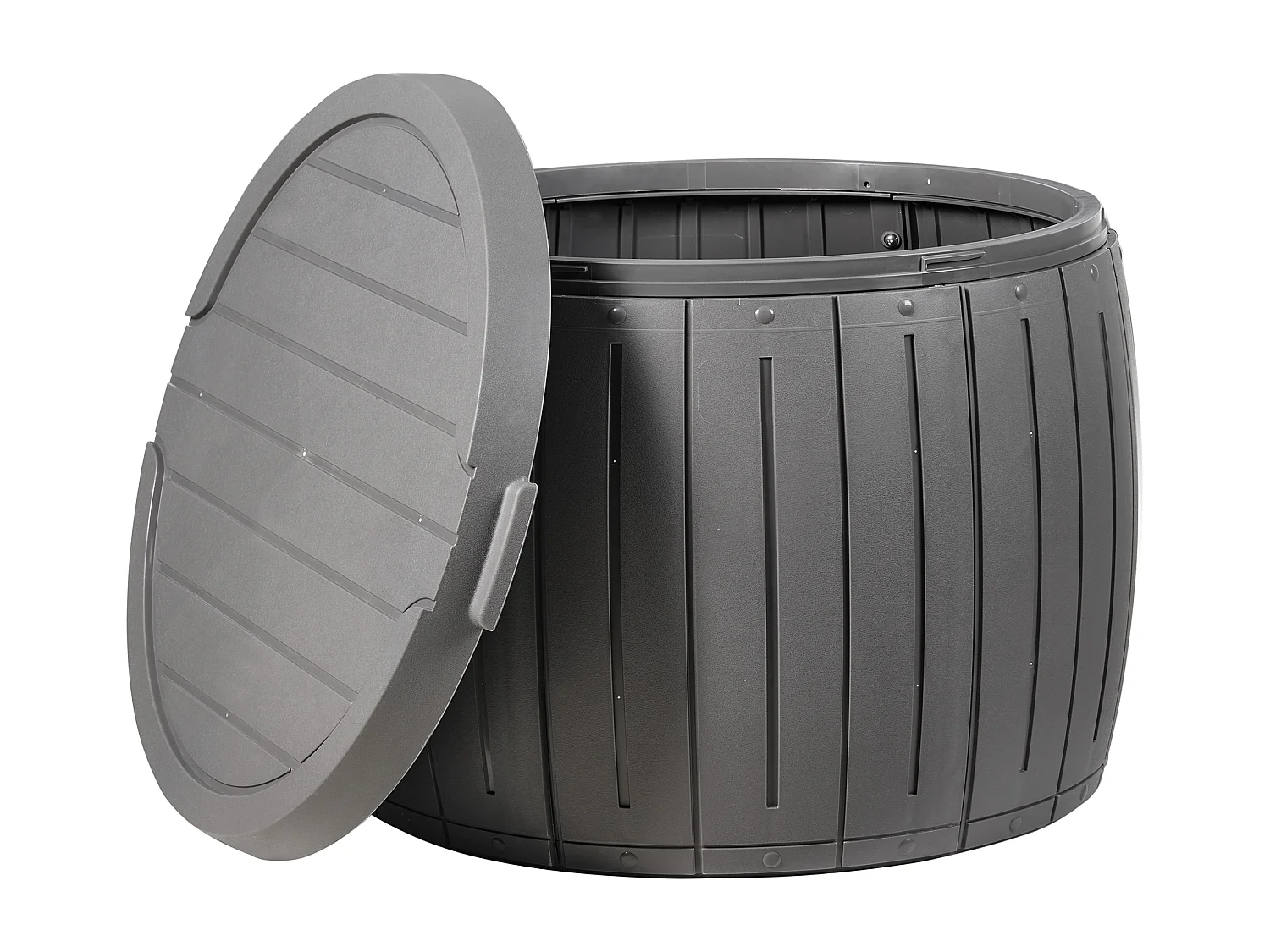 Coffre de rangement PRINOS 56 cm 56 cm Gris