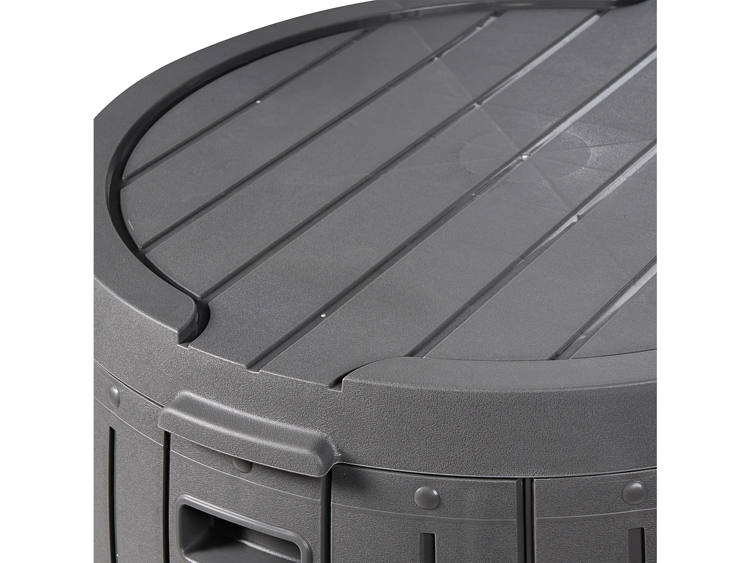 Coffre de rangement PRINOS 56 cm 56 cm Gris