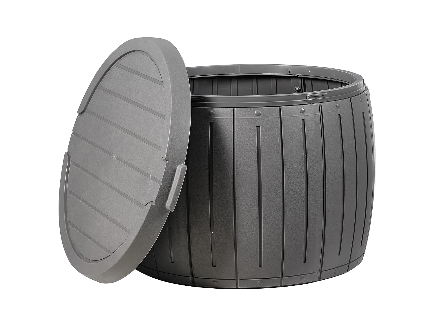 Coffre de rangement PRINOS 56 cm 56 cm Gris