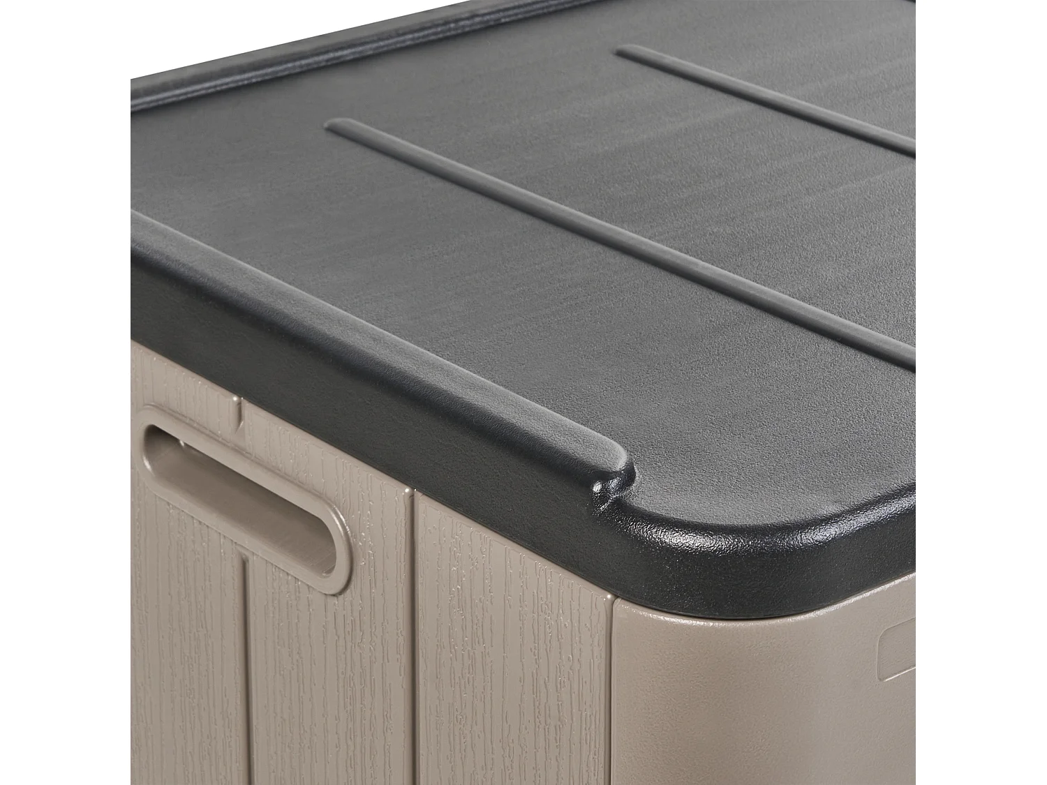 Coffre de rangement MILIES 116 cm 60 cm Marron