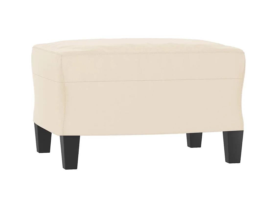 Repose-pieds tabouret 60 x effet bois beige 60 x 50 x 41 cm DEC030047