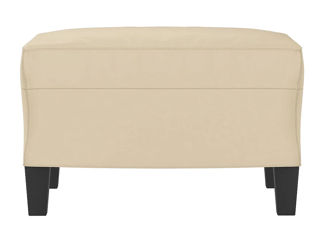 Repose-pieds tabouret 60 x effet bois crème 60 x 50 x 41 cm DEC030147