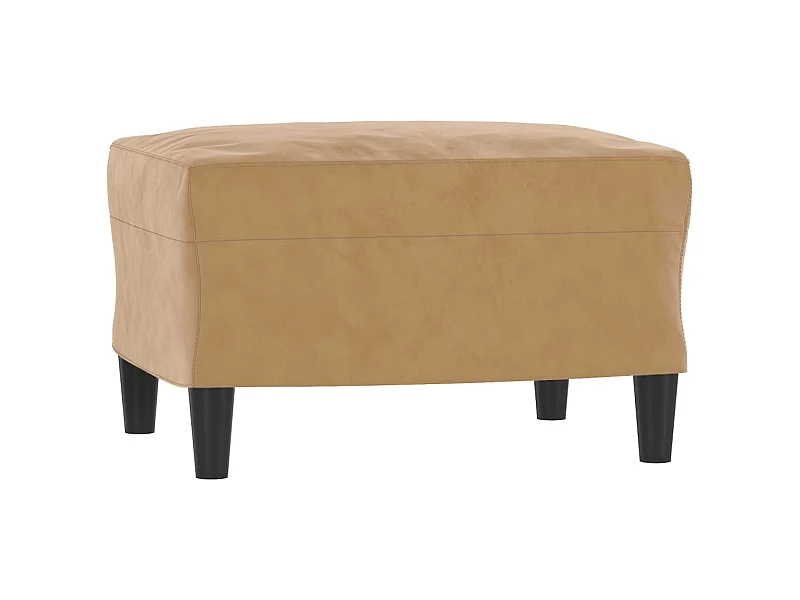 Repose-pieds tabouret 60 x effet bois marron 60 x 50 x 41 cm DEC030417