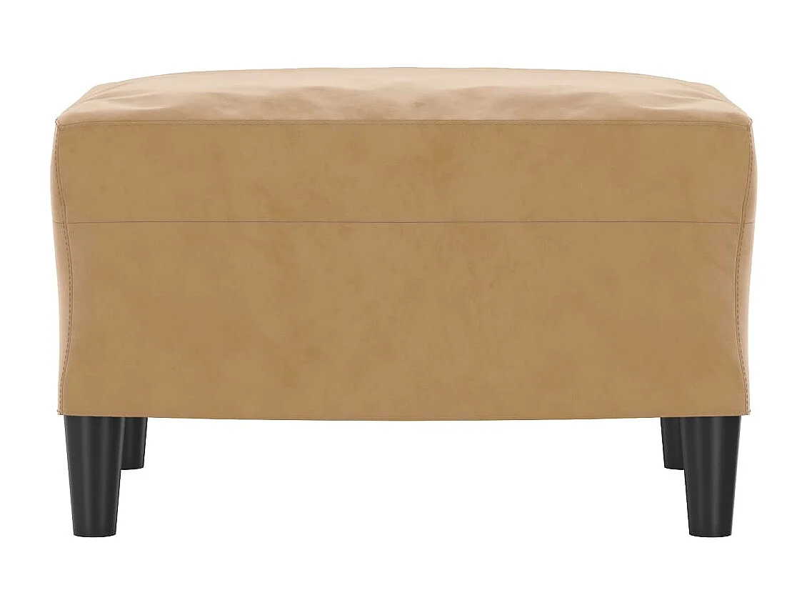 Repose-pieds tabouret 60 x effet bois marron 60 x 50 x 41 cm DEC030417