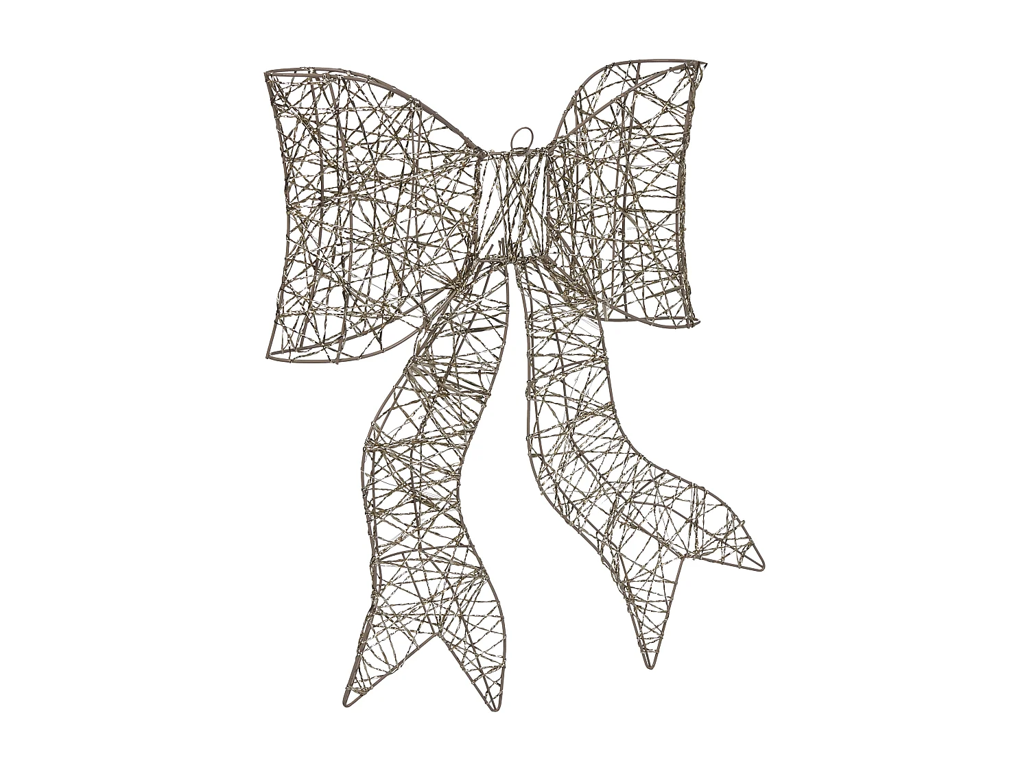 Décoration de Noël LED FILSO Arc 56 cm Doré