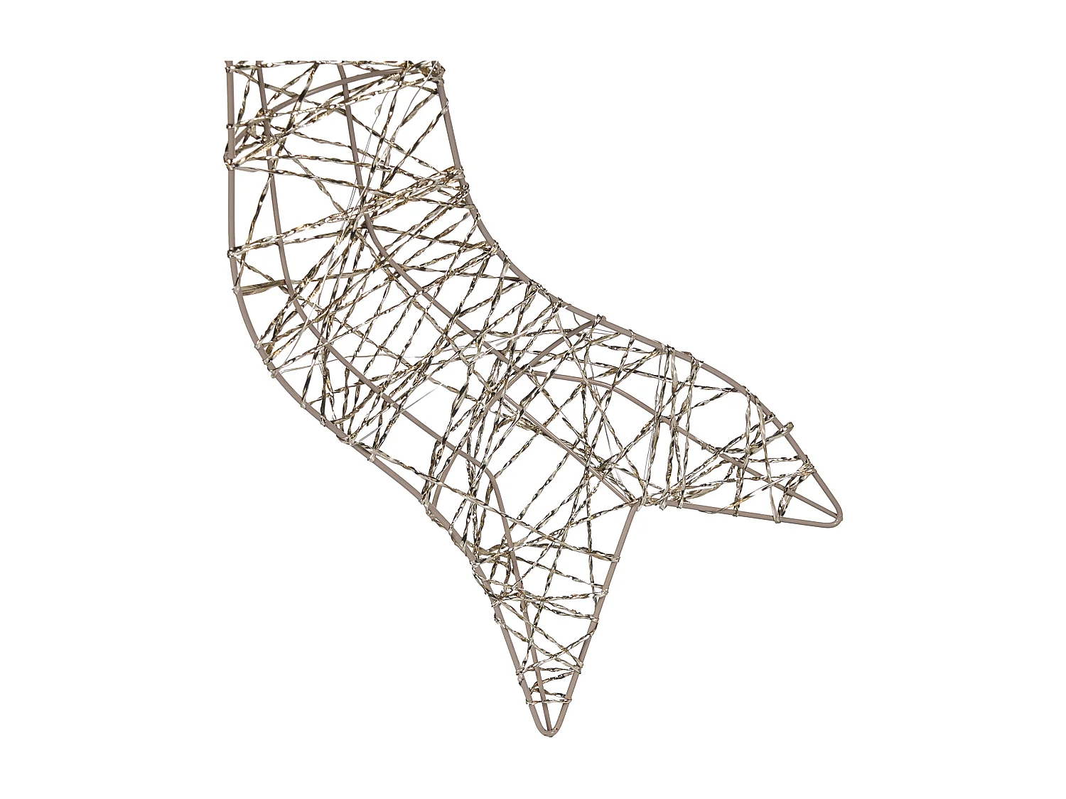 Décoration de Noël LED FILSO Arc 56 cm Doré