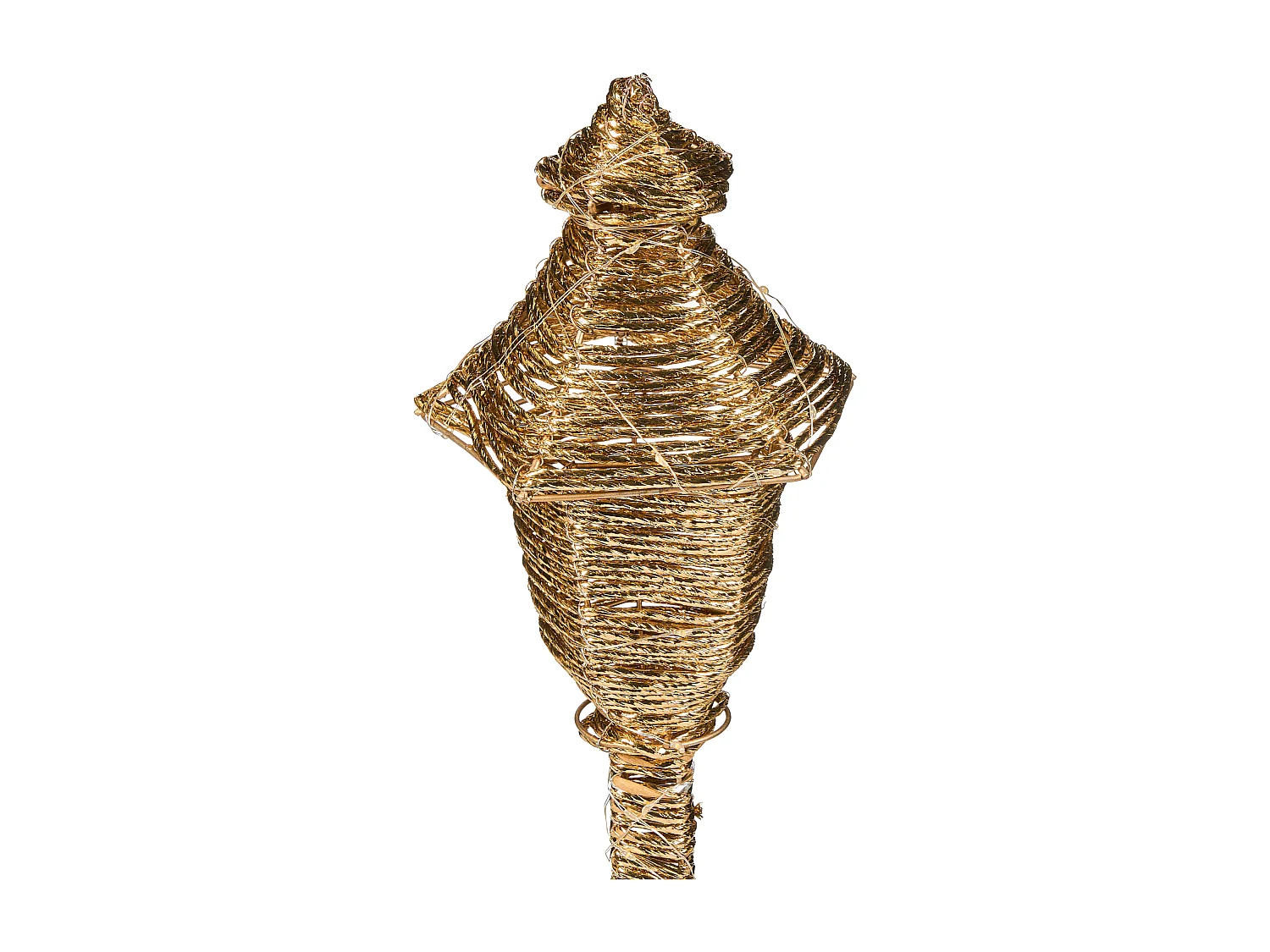 Décoration de Noël LED ALFTANES Lampadaires 62 cm Doré