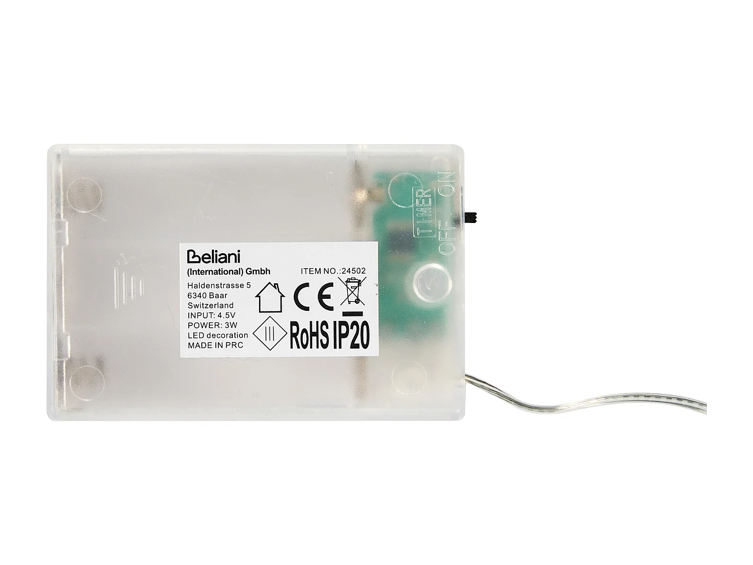 Décoration de Noël LED ALFTANES Lampadaires 62 cm Doré