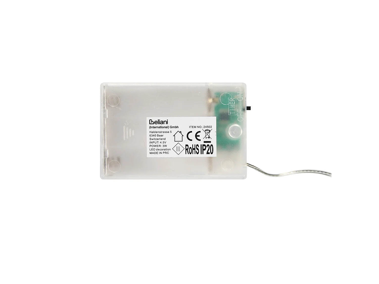 Décoration de Noël LED ALFTANES 62 cm Lampadaires Doré