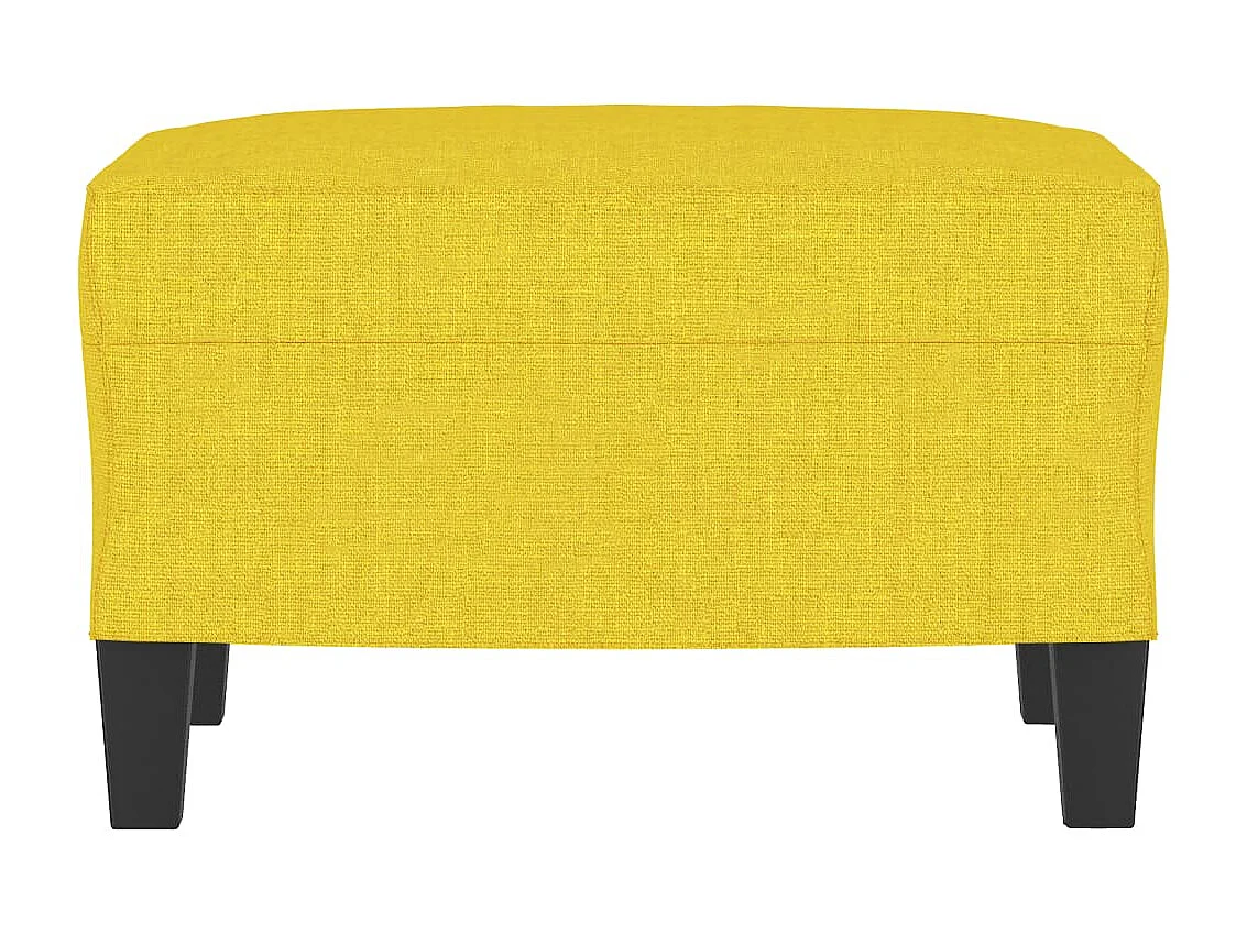 Repose-pieds tabouret 60 x effet bois jaune 60 x 50 x 41 cm DEC030366