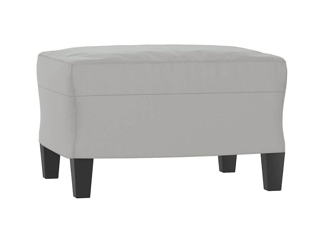 Repose-pieds tabouret 60 x effet bois grise 60 x 50 x 41 cm DEC030233