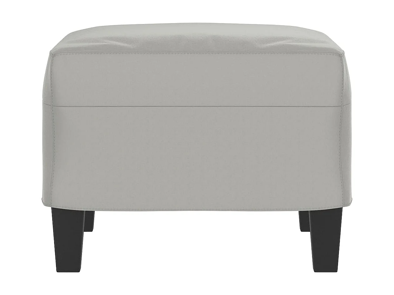 Repose-pieds tabouret 60 x effet bois grise 60 x 50 x 41 cm DEC030233