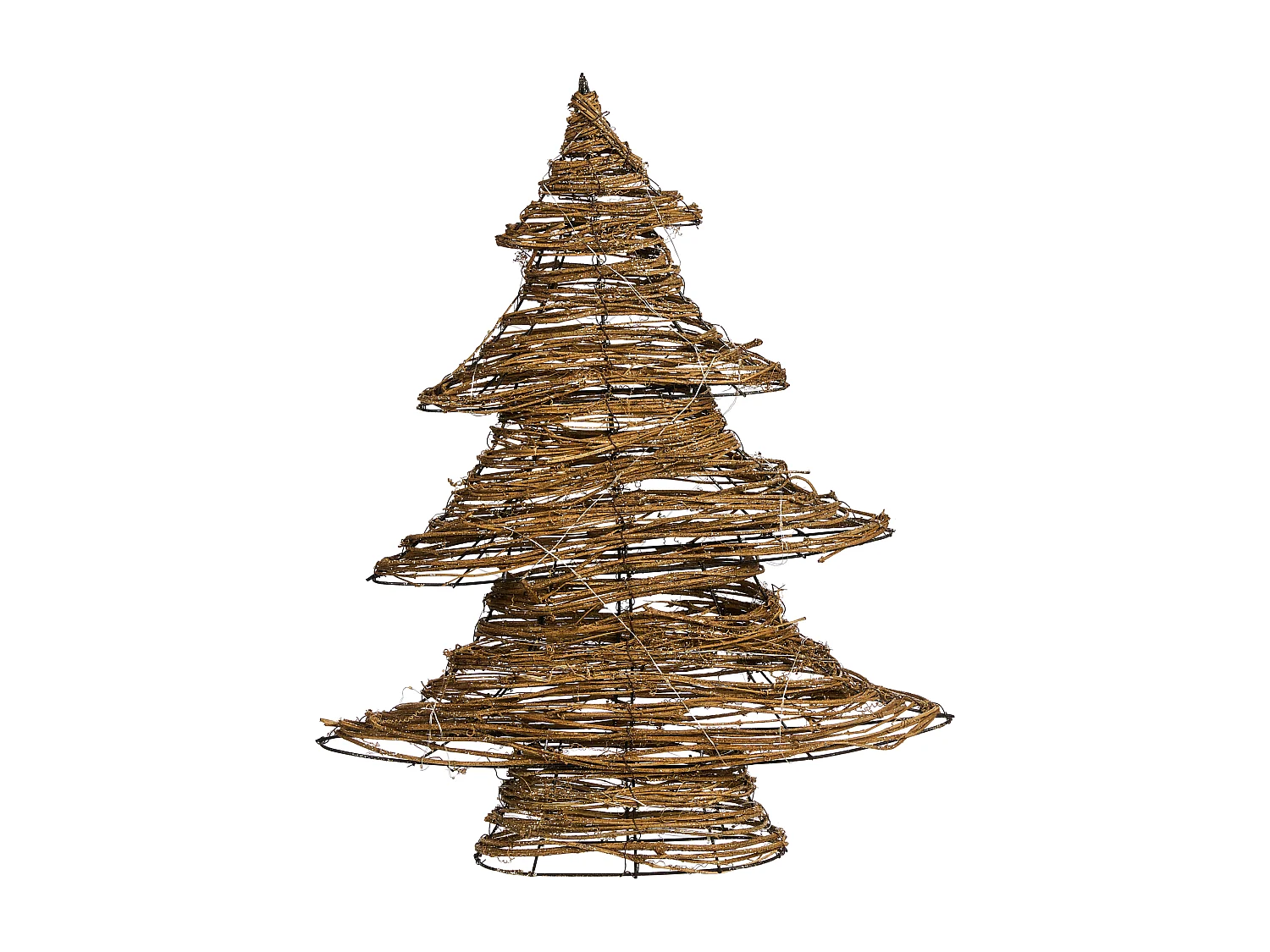 Décoration de Noël LED FURESO Arbre de Noël 60 cm Naturel