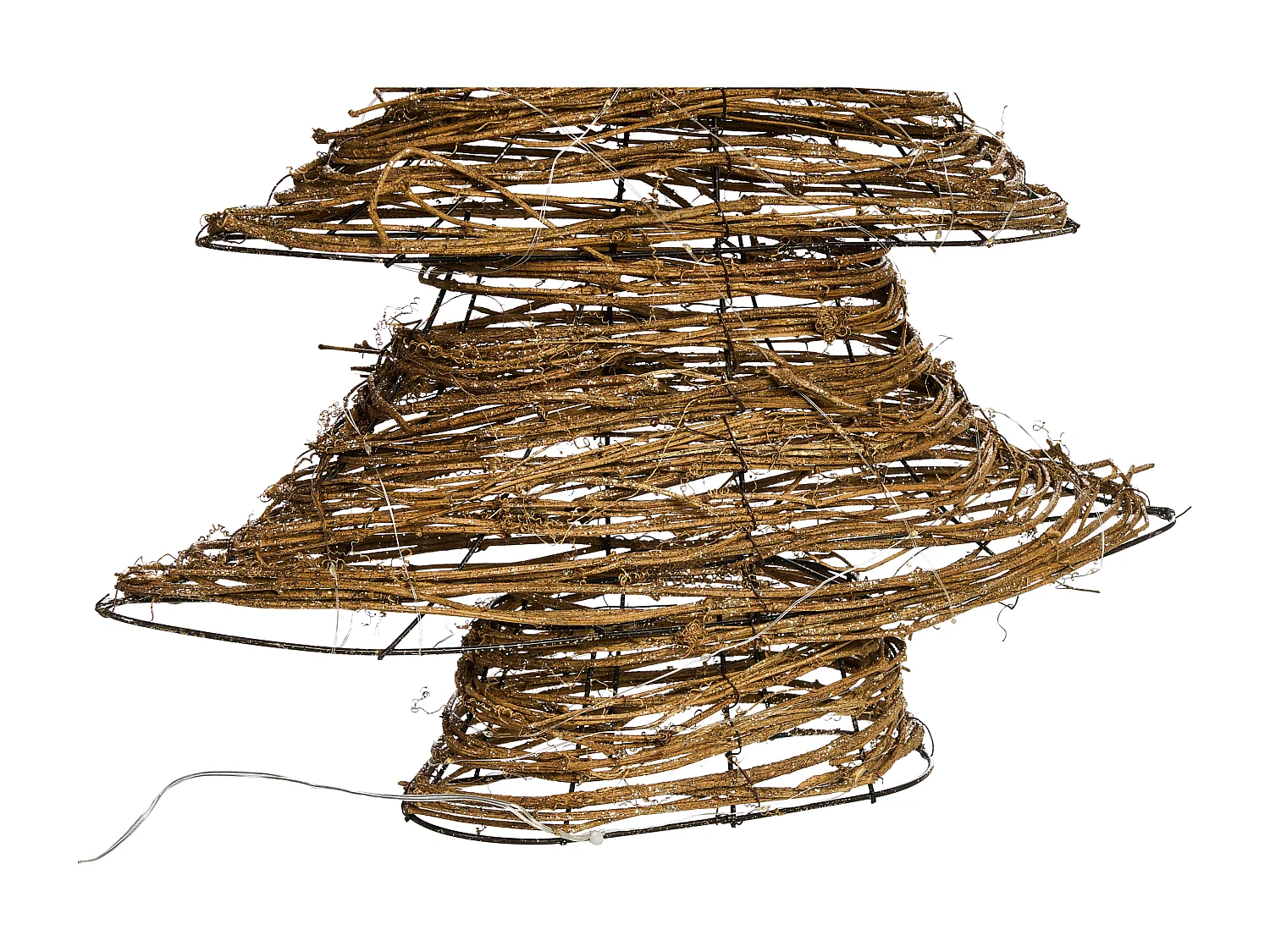 Décoration de Noël LED FURESO Arbre de Noël 60 cm Naturel