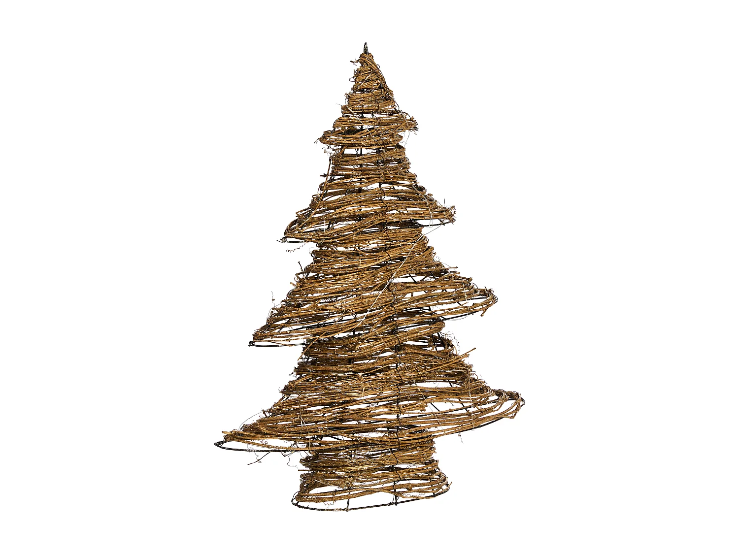 Décoration de Noël LED FURESO Arbre de Noël 60 cm Naturel