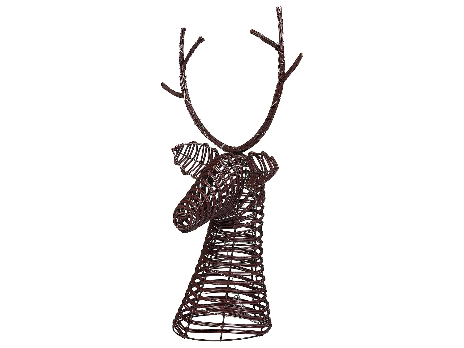 Christmas Decoration LED DYBESO Reindeer 60 cm Dark Brown