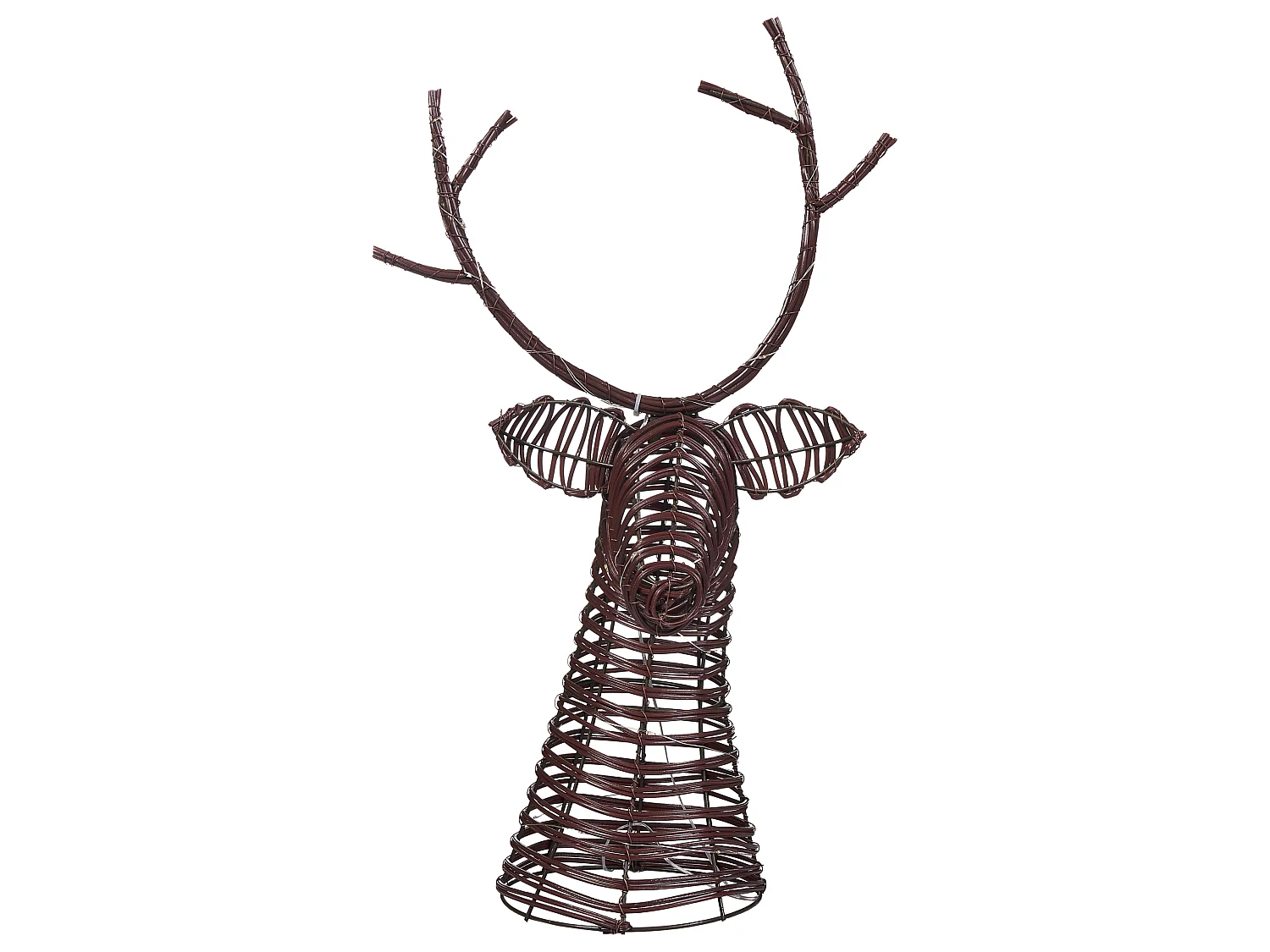 Christmas Decoration LED DYBESO Reindeer 60 cm Dark Brown