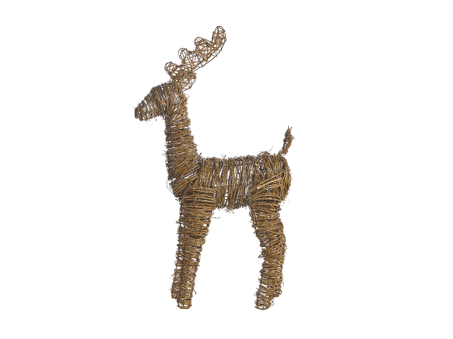 Décoration de Noël LED GRINDAVIK Renne 97 cm Naturel