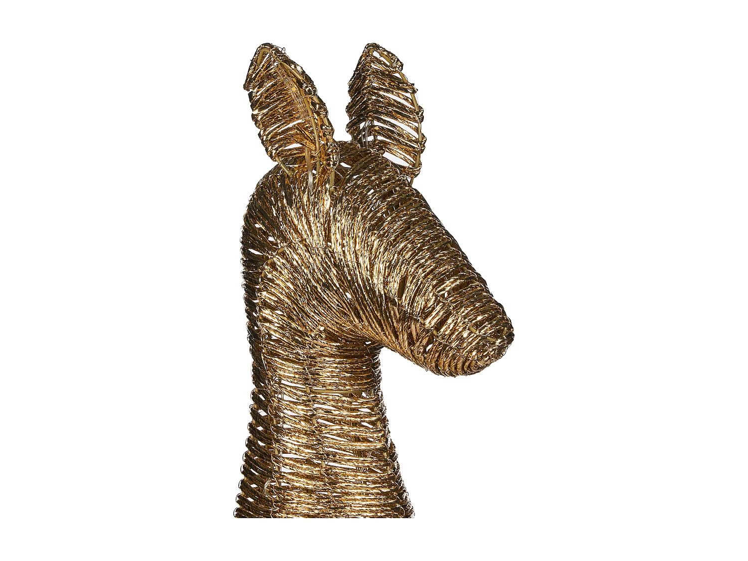 Décoration de Noël LED AKUREYRI Renne 110 cm Doré