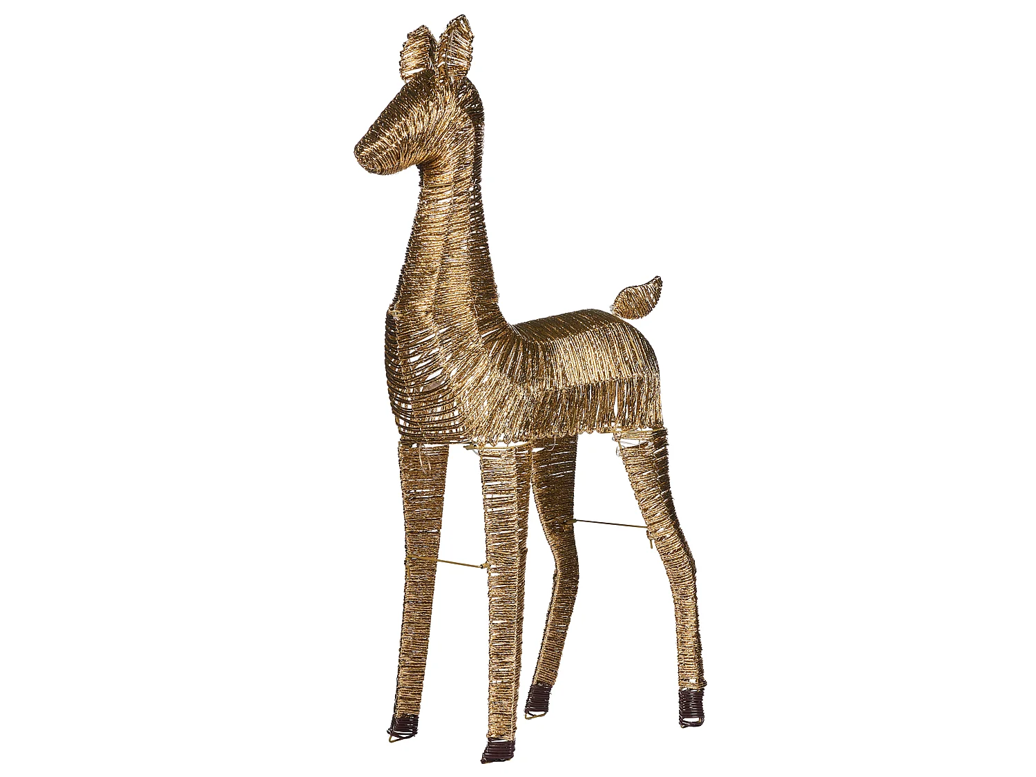 Décoration de Noël LED AKUREYRI 110 cm Renne Doré