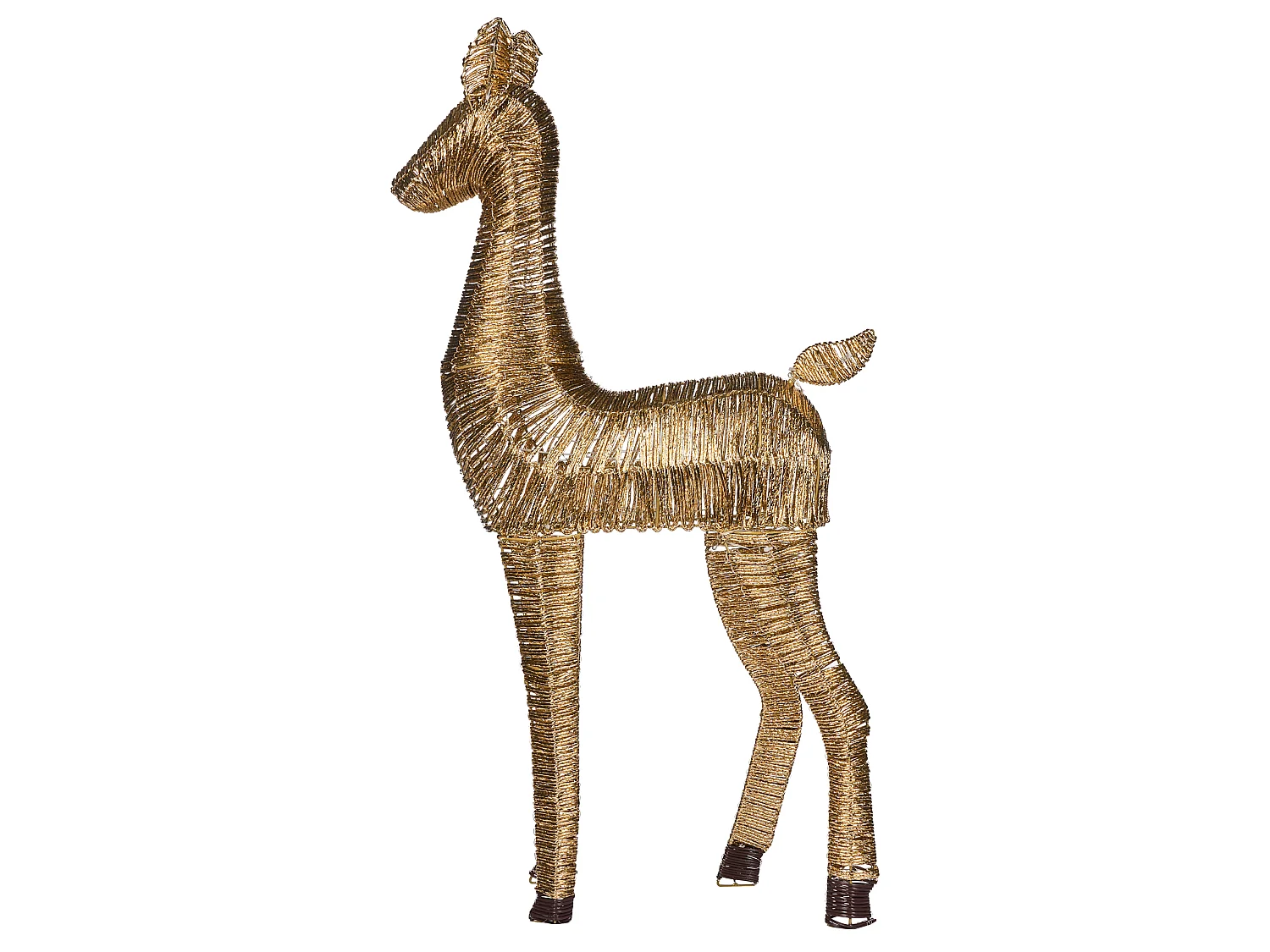 Décoration de Noël LED AKUREYRI 110 cm Renne Doré