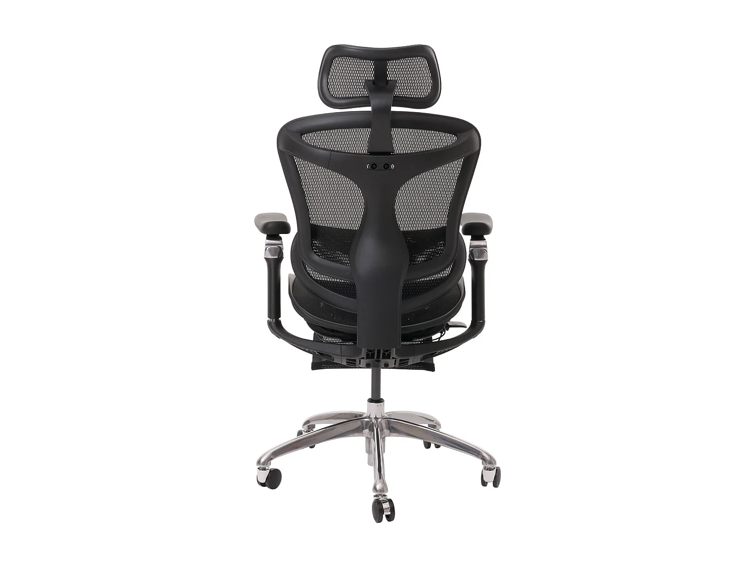 SIHOO Bürostuhl, Schreibtischstuhl Drehstuhl, ergonomisch, Lordosenstütze Fußstütze 6D-verstellbare Armlehnen schwarz