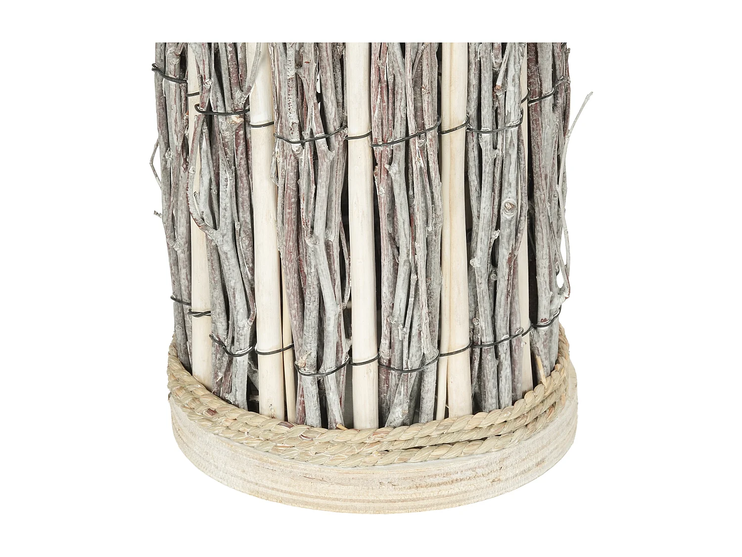 PARAVENT Groupe 71x35 cm, branches en osier marron-beige