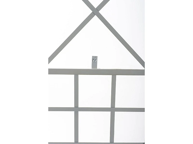 Treillis décoration mural jardin métal blanche 40 x 1 x 198 cm 10_0003903