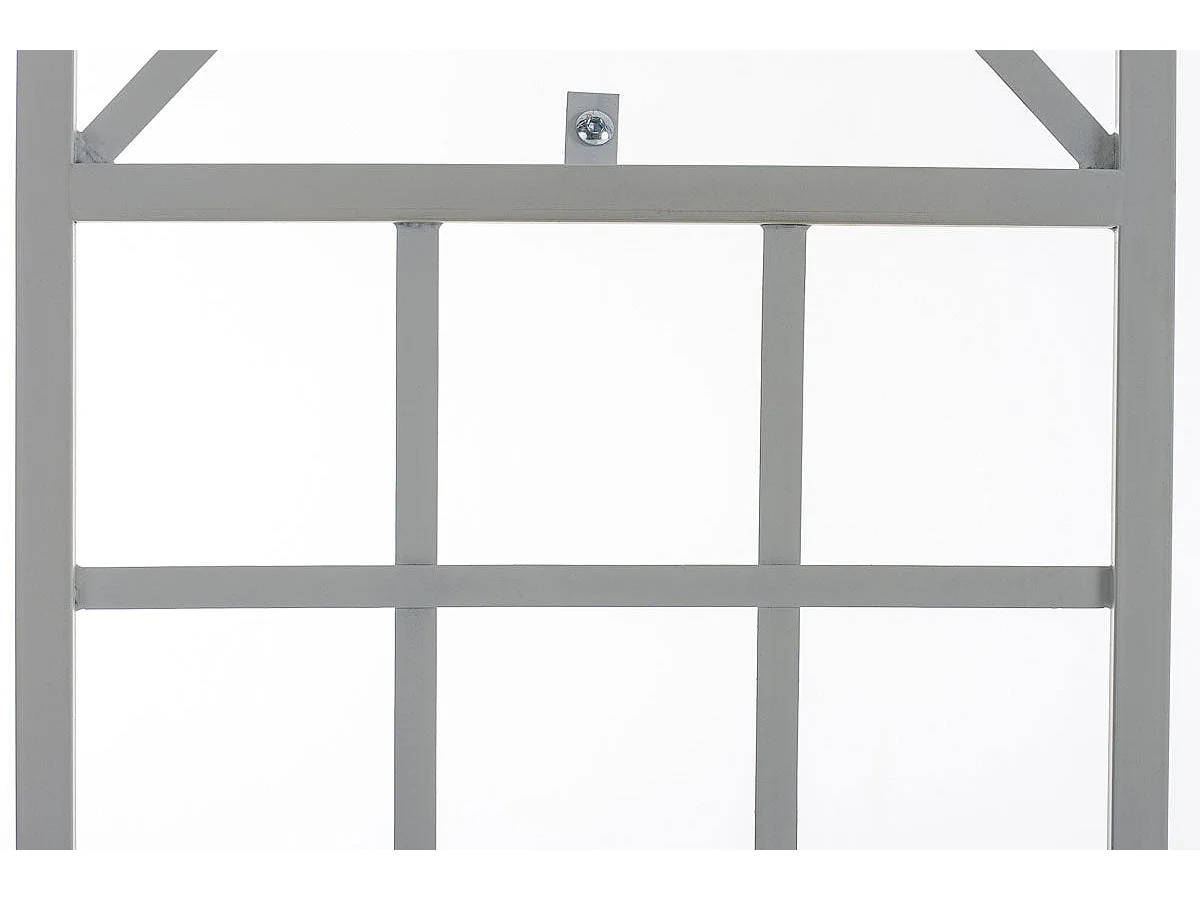 Treillis décoration mural jardin métal blanche 40 x 1 x 198 cm 10_0003903